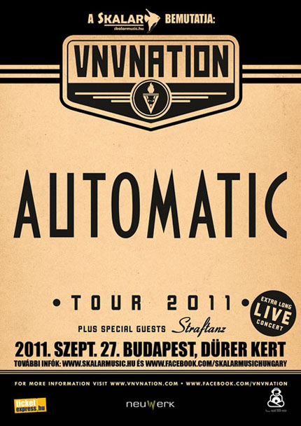 Szeptemberben Budapesten a VNV NATION!
